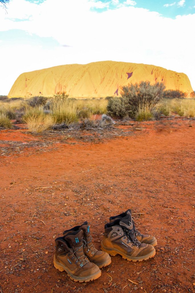 chaussures de randonnée en voyage en australie