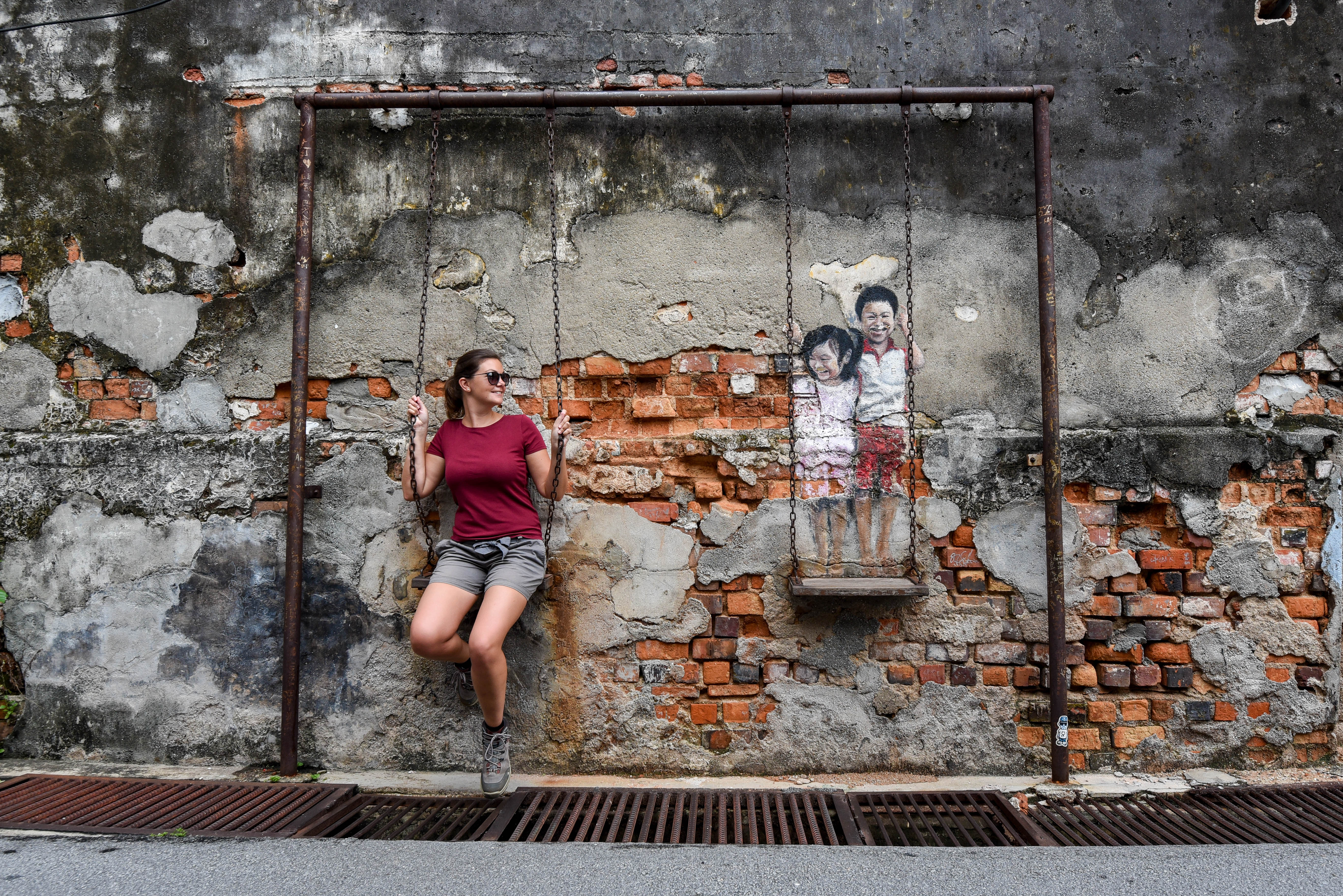 Street art à George Town en Malaisie @neweyes